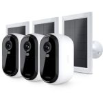 image produit Caméra de surveillance ARLO Wifi ESSENTIAL2 3cams+pann.solaires