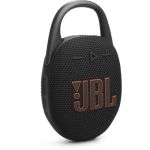 image produit JBL Clip 5, Enceinte Bluetooth ultra-portable, mousqueton intégré, son JBL Pro, basses percutantes, 12 heures d'autonomie, fonction Playtime Boost, résistante à l'eau et à la poussière IP67, en noir - livrable en France