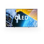 image produit TV OLED Ambilight Philips 77OLED809 194 cm 4K UHD Google TV 2024 Métal Argent