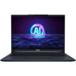 image produit MSI Stealth 16 AI Studio A1VFG-012FR : Intel Core Ultra 9 185H – 32GB DDR5 – SSD 1TB – Nvidia RTX4060 8GB – 16’ QHD+ 240Hz – Windows 11 Professionnel