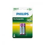 image produit Philips R03B2A80 Batterie rechargeable 800mAh AAA 2 pièces
