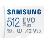 image produit Carte Micro SD SAMSUNG 512Go Evo plus avec adaptateur