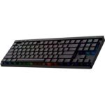 image produit Logitech G G515 Lightspeed TKL profilé Clavier Gaming sans Fil, LIGHTSYNC RVB, Profil Ultra-Plat sans pavé numérique, Touches en PBT, Contacts mécaniques tactiles, Clavier Français AZERTY - Noir