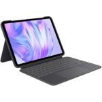 image produit Logitech Combo Touch, étui Clavier pour iPad Pro 11 Pouces (M4 et M5)(2024 et 2025), FRA AZERTY, rétroéclairé Amovible avec Support, Saisie Confortable, Mode Multi-Usage - Graphite
