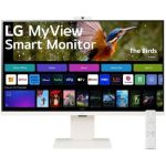 image produit LG LG MyView Smart Monitor 32SR85U-W.AEU Tout-en-Un 32, Dalle IPS résolution FHD (3840x2160), 5ms GtG 60Hz, HDR 10, DCI-P3 95% (CIE1976), inclinable, réglable en Hauteur