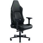 image produit Razer Iskur V2 - Chaise de Jeu avec Support Lombaire adaptatif (Cuir synthétique de qualité EPU, Coussins en Mousse Haute densité, accoudoirs 4D, Courbe Lombaire entièrement réglable) Vert - livrable en France