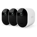 image produit Arlo Pro 5 2K + Panneau Solaire, Caméra de Surveillance WiFi Extérieure sans Fil, Autonomie de 8 Mois, Vision Nocturne Couleur Avancée, Éclairage, Sirène et WiFi Double Bande, Essai Secure Inclus