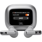 image produit JBL Live Beam 3, Écouteurs sans fil avec oreillettes, Bluetooth, jusqu'à 48 h d'autonomie, Réduction de Bruit Active, son haute fidélité JBL Signature, étanches à l'eau IP55, argent