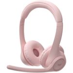 image produit Logitech Zone 300 Casque Bluetooth sans Fil avec Microphone Anti-Parasite, Compatible avec Windows, Mac, Chrome, Linux, iOS, iPadOS, Android - Rose