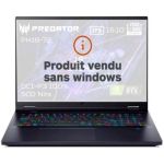 image produit ACER Portable Predator Helios 18 PH18-72-96SE Intel Core i9-14900HX 32GB DDRS5 1ToSSD NVIDIA GeForce RTX4080 18'' WQXGA IPS 240Hz (Mate) NO OS