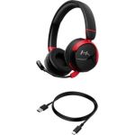 image produit HyperX Cloud Mini Wireless Casque Gaming sans Fil pour Enfants, Limite Volume 85 DB, Batterie 25 h, pour PC/Switch/PS/Chromebook/Xbox/Mobile, Noir