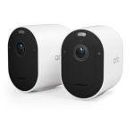 image produit Arlo Pro 5 2K + Panneau Solaire, Caméra de Surveillance WiFi Extérieure sans Fil, Autonomie de 8 Mois, Vision Nocturne Couleur Avancée, Éclairage, Sirène et WiFi Double Bande, Essai Secure Inclus