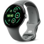 image produit Google Pixel Watch 3 (45 mm) — Boîtier en Aluminium Sauge Mat — Bracelet Vert Sauge — Wi-FI - livrable en France