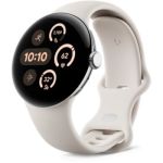 image produit Google Pixel Watch 3 (41 mm) — Boîtier Argent Poli — Bracelet Porcelaine — Wi-FI - livrable en France