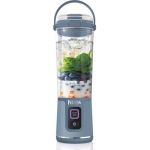 image produit Ninja Blast Blender portable, 530 ml, couvercle résistant aux fuites et bec verseur, mini blender sans fil puissant, rechargeable, smoothies, shakes, mixe fruits et glaçons, Bleu Denim, BC151EUNV - livrable en France