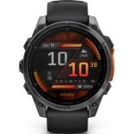 image produit Garmin fēnix® 8 – Montre GPS Multisports AMOLED - Gray avec Bracelet en Silicone Noir – 51 mm - livrable en France