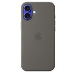 image produit Apple Coque en Silicone avec MagSafe pour iPhone 16 Plus - Gris minéral ​​​​​​​ - livrable en France