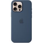 image produit Apple Coque en Silicone avec MagSafe pour iPhone 16 Pro Max - Denim ​​​​​​​ - livrable en France