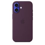 image produit Apple Coque en Silicone avec MagSafe pour iPhone 16 - Prune ​​​​​​​