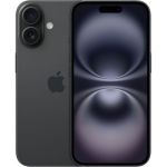 image produit Apple iPhone 16 (128 Go) - Noir + Coque Transparente avec MagSafe - Noir - livrable en France