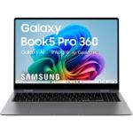 image produit Samsung Galaxy Book5 Pro 360 16", Copilot+ PC, Ordinateur Portable avec IA, Processeur Intel Core Ultra 7, Mémoire 16 Go RAM, Stockage 512 Go, Clavier AZERTY Fr, Anthracite