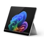 image produit Microsoft Surface Pro, Copilot+ PC, Ecran Tactile OLED 13”, Snapdragon X Elite, 16Go RAM, SSD 1To, Dernier Modèle, 11ème Edition, Platine