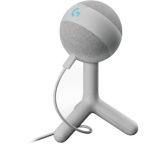 image produit Logitech G Yeti Orb Microphone Gaming RVB à condensateur avec LIGHTSYNC, USB prêt à l’Emploi pour Streaming, cardioïde, pour PC/Mac - Blanc