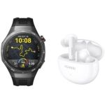 image produit Montre connectée HUAWEI Pack Watch GT5Pro 46mm Noir +Buds Blancs