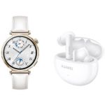 image produit Montre connectée HUAWEI Pack Watch GT5 41mm Blanc + Buds Blancs