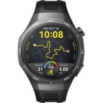 image produit HUAWEI Montre connectée Watch GT 5 Pro 46 mm Titane avec Bracelet en fluoroélastomère Noir