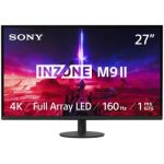 image produit Sony INZONE M9II - Ecran PC Gaming 27" 4K Ultra HD- Résolution 2160p- Fréquence de rafraîchissement 160Hz- 1ms GTG- DCI-P3 95% Spectre - Full Array LED - G-Sync - Adaptive Sync - VRR, Noir - livrable en France