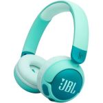 image produit JBL Junior 320 BT, Casque Supra-auriculaire sans Fil pour Enfants, avec Microphone intégré, Bluetooth, Safe Sound, Coussinets Confortables, Set d'autocollants, Design Pliable, Vert