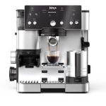 image produit NINJA Machine à café Luxe Essential 2-en-1, Latte, Cappuccino et Espresso avec broyeur à grains et mousseur à lait intégrés, facile à utiliser, 2 préréglages mousse, argent, ES501EU - livrable en France