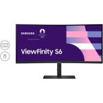 image produit Samsung Écran PC ViewFinity S65UC 34'', 100Hz - Dalle VA, WQHD (3440 x 1440), 5ms, Inclinable, Orientable, Ajustable en Hauteur, KVM Switch, USB-C (90W), LAN, LS34C652UAUXEN - livrable en France