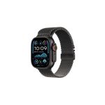 image produit Apple Watch Ultra 2 GPS + Cellular - 49mm - Boîtier Black Titanium - Bracelet Black Titanium Milanese Loop - S