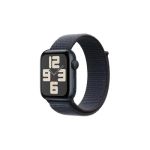 image produit Apple Watch SE (2ᵉ génération) 44 mm GPS Montre connectée avec Boîtier en Aluminium Minuit et Boucle Sport Encre Violette. Suivi activité et Sommeil, détection Accidents, Neutre en Carbone