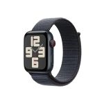 image produit Apple Watch SE (2ᵉ gén) 44 mm GPS + Cellular Montre connectée avec Boîtier en Aluminium Minuit et Boucle Sport Encre Violette. Suivi activité et Sommeil, détection Accidents, Neutre en Carbone