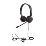 image produit Jabra Evolve 30 UC Stereo Casque - Casque Unified Communications pour VoIP Softphone avec annulation passive du bruit - Câble USB avec contrôleur - Noir - livrable en France