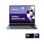 image produit Samsung Galaxy Book4 Pro 360 Ordinateur portable 16'', Intel Evo Edition – Intel Core Ultra 5, 125H 16Go RAM 512Go SSD Intel ARC Graphics, Gris Anthracite, Clavier AZERTY FR