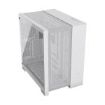 image produit CORSAIR 6500D Airflow Boîtier PC ATX Mid-Tower - Pas de Ventilateurs Inclus - Design à Double Chambre - Compatible avec Les Cartes Mères à Connexion Inversée - Blanc - livrable en France
