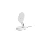 image produit Belkin BoostCharge Pro Chargeur sans Fil magnétique et Pliable, Chargeur magnétique Qi2 15W, Chargeur Induction Compatible MagSafe pour iPhone 15, 14, AirPods, Adaptateur Secteur 20W Inclus - Blanc - livrable en France