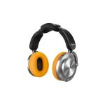 image produit Dyson OnTrac™ Casque Audio sans Fil avec réduction de Bruit Active- 55 hrs d’autonomie- Bluetooth 5.0- Charge Rapide de 10 Minutes 6 Hz à 21kHz étui de Protection- Personnalisable (Aluminium/Jaune)