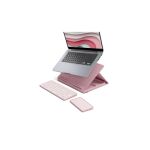 image produit Casa Pop-Up Desk Rose, support, clavier sans fil, pavé tactile