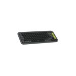 image produit Logitech POP Icon Keys Wireless Bluetooth Keyboard, Comfortable Typing, Programmable Keys, Easy-Switch Between 3 Devices Maximum, for Laptop, Tablet, PC, French AZERTY, Graphite