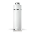 image produit Ninja Thirsti Bouteille et flasque 700 ml avec couvercle étanche, conçue pour boissons gazeuses, chaudes et froides. Voyage/sport. Triple isolation, bouteille en acier inoxydable, Blanc, DW2401EUUKWH