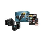 image produit Pack Appareil photo hybride PANASONIC G100D + Objectif standard 12-32mm + téléobjectif 45-150mm + focale fixe 25mm F1.7 + formation Jiminy