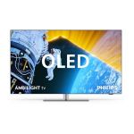 image produit 55OLED849 Ambilight TV pied central pivotant 144Hz 4K 139cm 2024