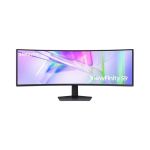 image produit Samsung Écran PC ViewFinity S95UC 49'', 120Hz - Dalle VA, Dual QHD (5120 x 1440), 5ms, Inclinable, Orientable, Ajustable en hauteur, KVM Switch, USB-C (90W), LAN, LS49C950UAUXEN - livrable en France