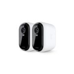 image produit Arlo Essential 2 HD XL, Caméra de Surveillance WiFi Extérieure Sans Fil, Autonomie de 24 mois, Vision Nocturne Couleur, Sirène et Audio Bidirectionnel, Essai Arlo Secure Inclus, 2 Caméras Blanc