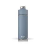 image produit Ninja Thirsti Bouteille et flasque 700 ml avec couvercle étanche, conçue pour boissons gazeuses, chaudes et froides. Voyage/sport. Triple isolation, bouteille en acier inoxydable, Bleu, DW2401EUUKBL